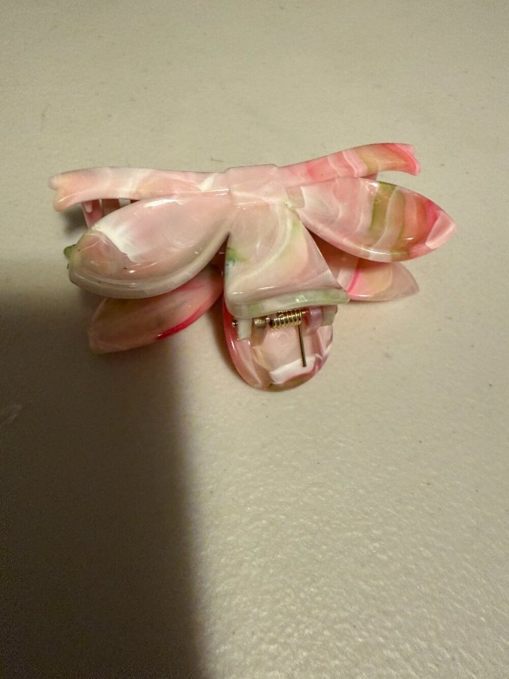 Pink Half Flower Claw Clip Hair Accessory